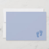 Niedliches Baby Lamb Baby Dusche Einladung (Rückseite)