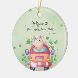 Niedliches Baby Lamb Baby Dusche Ornament