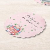 Niedliches Baby Lamb Baby Duschpapier Untersetzer (angewinkelt)