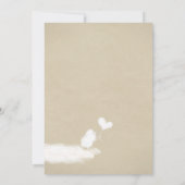 Niedliches Baby Lamb Ballon Kinderdusche Einladung (Rückseite)