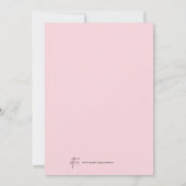 Niedliches Baby Lamb Cloud Nine 9 Babydusche Einladung (Rückseite)