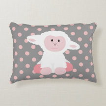 Niedliches Baby Lamb und Polka Dots