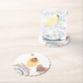 Niedliches Baby mit afrikanischer Babydusche Untersetzer (Vor Ort)