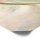 Niedliches Baby mit Bad Poster (Ecke)