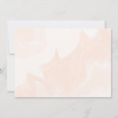 Niedliches Baby mit kalter Außendusche Einladung (Rückseite)