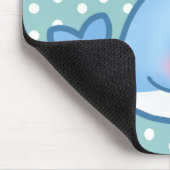 Niedliches Baby narwhal Mousepad (Ecke)