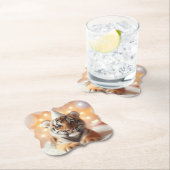 Niedliches Baby offenbart neutrales Gelbschwanz-Ti Untersetzer (Vor Ort)