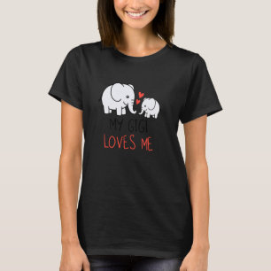 Niedliches Baby & Oma Meine Gigi Lieben Ich Elefan T-Shirt