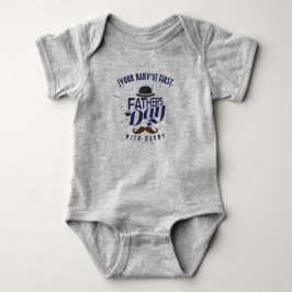 Niedliches Baby Onsie Bodysuit First Vatertag Strampler