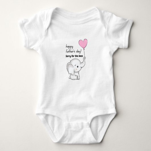 Niedliches Baby-Outfit des Vaters Baby Strampler (Vorderseite)