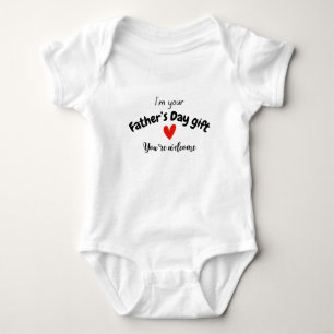 Niedliches Baby Outfit Vatertag GeschenkJoke Strampler
