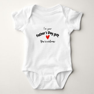 Niedliches Baby Outfit Vatertag GeschenkJoke Strampler