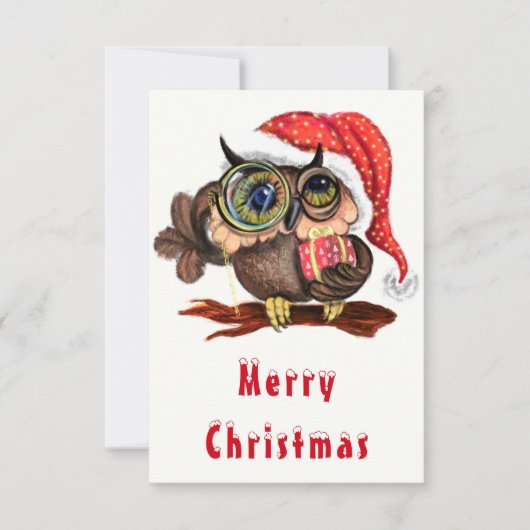 Niedliches Baby Owl - Cartoon (Vorderseite)