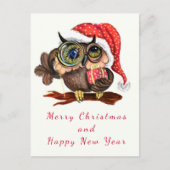 Niedliches Baby Owl - Cartoon Postkarte (Vorderseite)