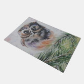 Niedliches Baby Owl Doormat Fußmatte (Schrägansicht)