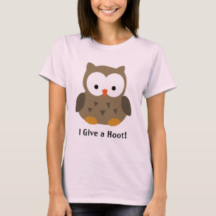 Niedliches Baby Owl Personalisiert T-Shirt