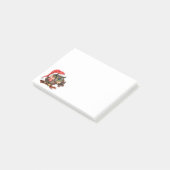 Niedliches Baby Owl Weihnachtsklebrige Notizen (angewinkelt)
