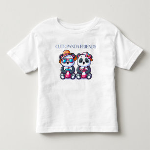 Niedliches Baby-Panda-Design Kleinkind T-shirt