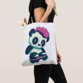 Niedliches Baby Panda mit Mohawk | Skater Panda Tasche (Von Nahem)