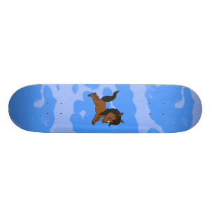 Niedliches Baby Pferd Skateboard