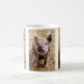 Niedliches Baby Piglet Farm Animals Barnyard Babys Kaffeetasse (Mittel)