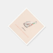 Niedliches Baby Rabbit Napkins für Party Serviette (Ecke)
