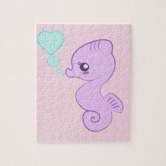 Niedliches Baby-Seepferdpuzzlespiel Puzzle