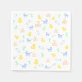 Niedliches Baby Serviette (Vorderseite)