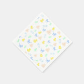 Niedliches Baby Serviette (Ecke)