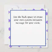 Niedliches Baby Sheep Einladung (Rückseite)