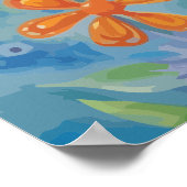 Niedliches Baby Sheep Poster (Ecke)