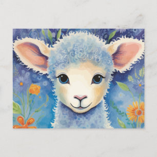 Niedliches Baby Sheep Postkarte