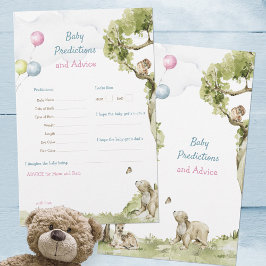 Niedliches Baby-Shower-Predictions-Spiel