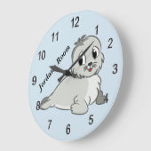 Niedliches Baby-Siegel der Kinderuhr Große Wanduhr (Winkel)