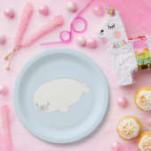 Niedliches Baby-Siegel Pappteller (Party)