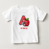 Niedliches Baby-T-Shirt individuell anpassbar Baby T-shirt (Vorderseite)
