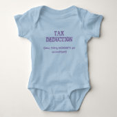Niedliches Baby "Tax Deduction" MOMMY Accountant Baby Strampler (Vorderseite)