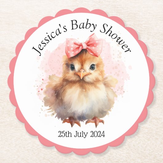 Niedliches Baby Untersetzer (Vorderseite)