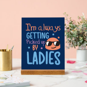 Niedliches Baby Wortart Kinderzimmer Acrylschild