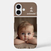 Niedliches Babybild Case-Mate iPhone Hülle (Rückseite)