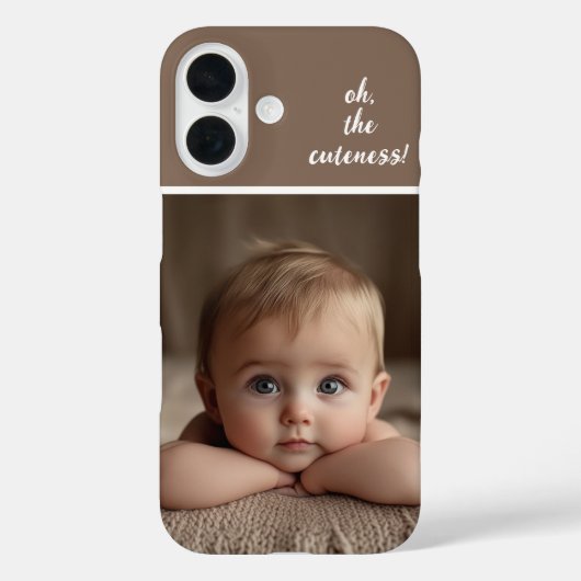 Niedliches Babybild Case-Mate iPhone Hülle (Rückseite)
