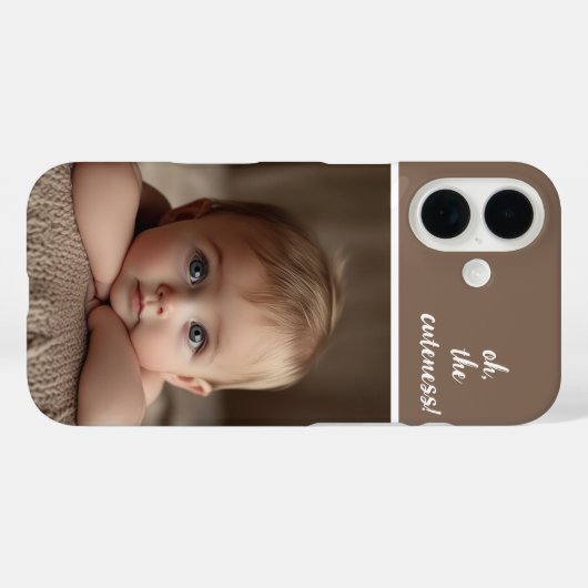 Niedliches Babybild Case-Mate iPhone Hülle (Rückseite (Horizontal))