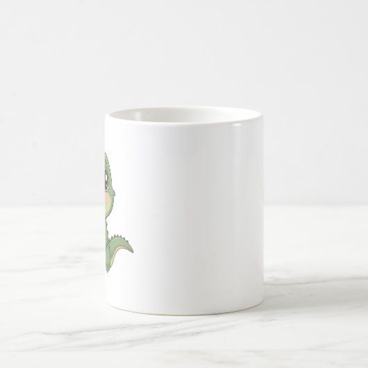 Niedliches Babycrocodidesign Kaffeetasse (Mittel)