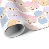 Niedliches Babyduschpapier Geschenkpapier (Rolleneckpunkt)