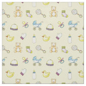 Niedliches Babyduschverhalten Stoff (Muster)