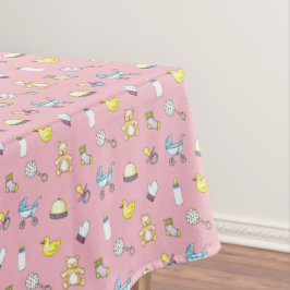 Niedliches Babyduschverhalten Tischdecke