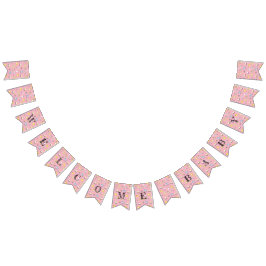 Niedliches Babyduschverhalten Wimpelkette