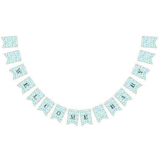 Niedliches Babyduschverhalten Wimpelkette (Alle)