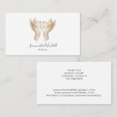 Niedliches Babyfutter für die Geburt Doula oder He Visitenkarte (Vorne/Hinten)