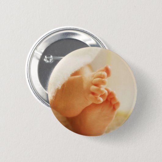 Niedliches Babyfutter Kleine Babyfütterung gepackt Button (Vorne & Hinten)